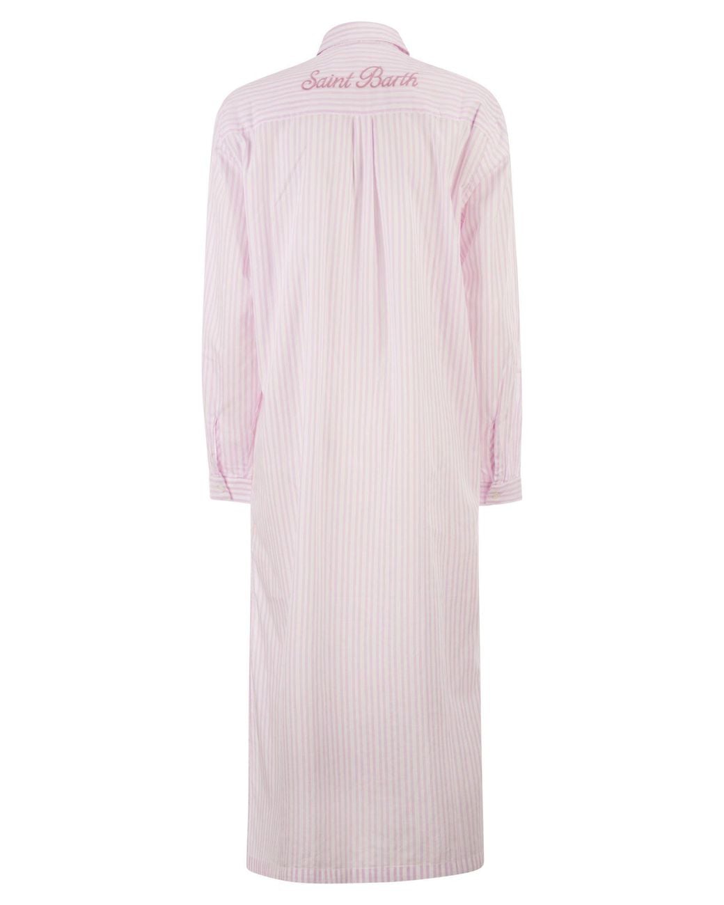 Mc2 Saint Barth Pink Long 'Shirtdress' Shirt
