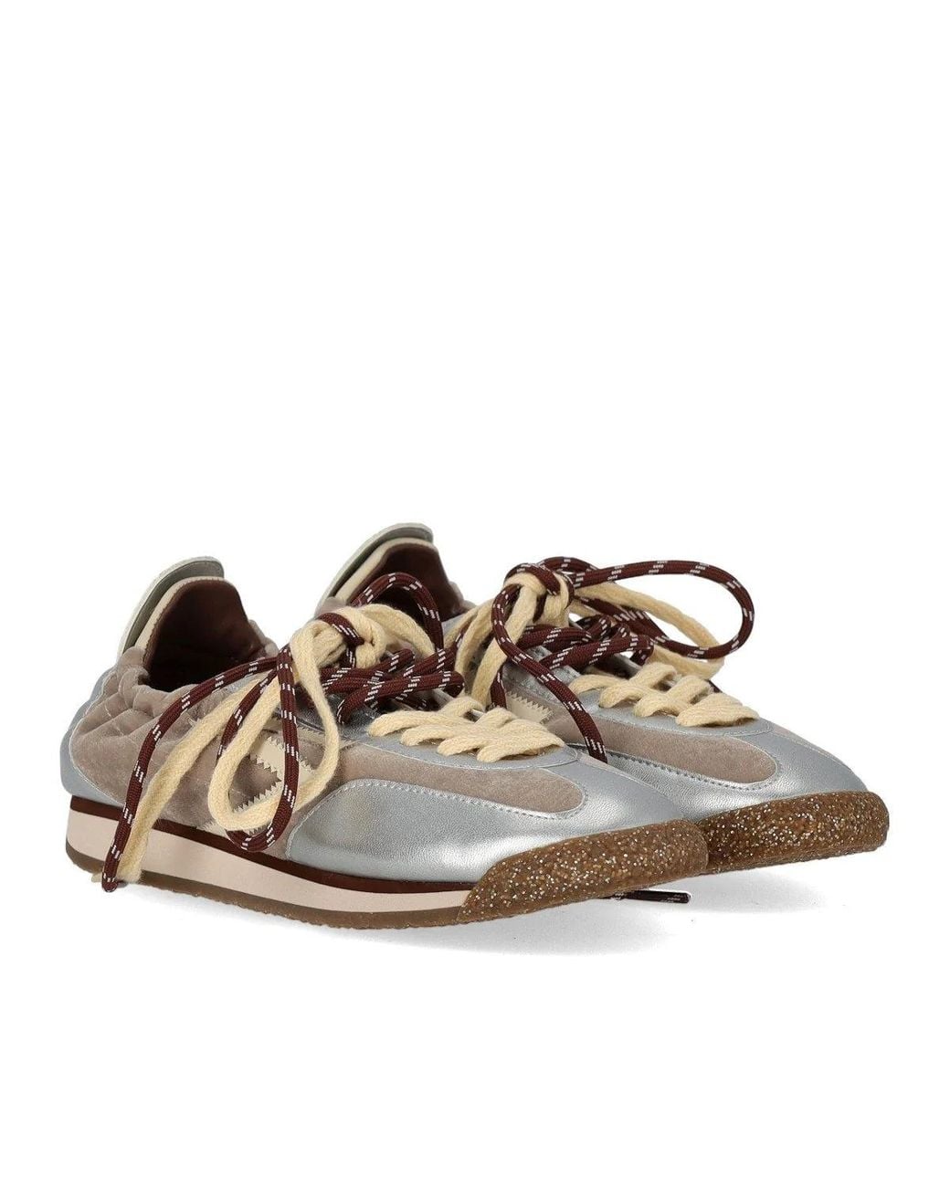 PURAAI Brown 6.02 Panther Velvet Radio Sneaker