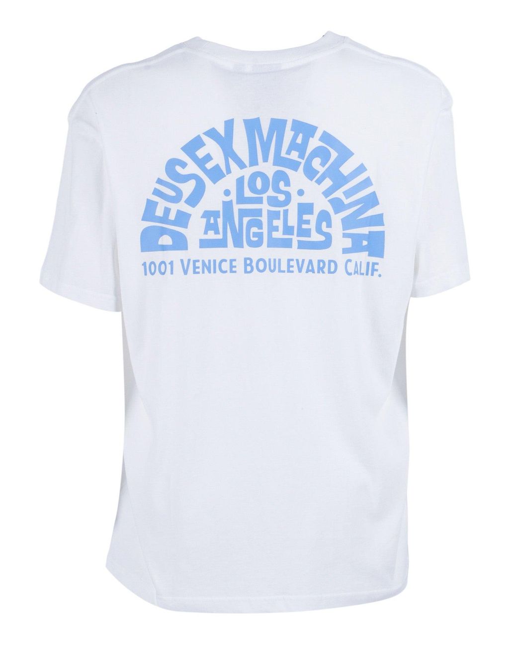 Deus Ex Machina White Los Angeles Address Tee for men