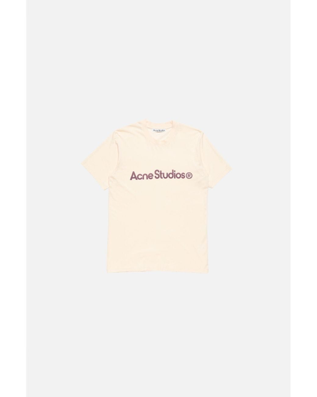 Acne Natural T Shirts Rw Ux Tshi000053