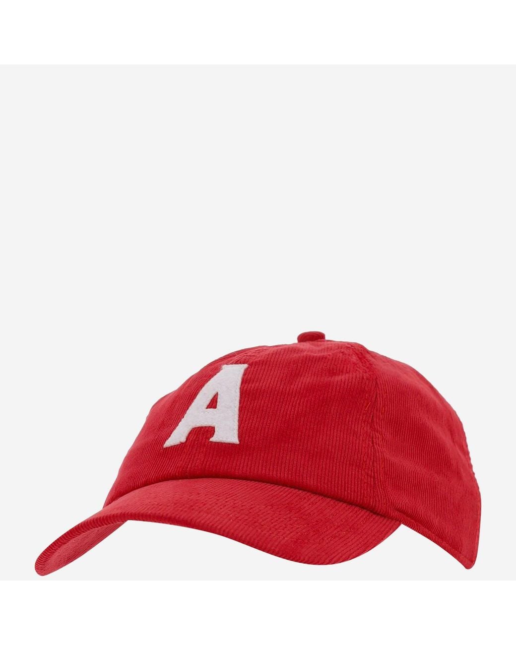 Autry Red Cotton Baseball Cap With Logo