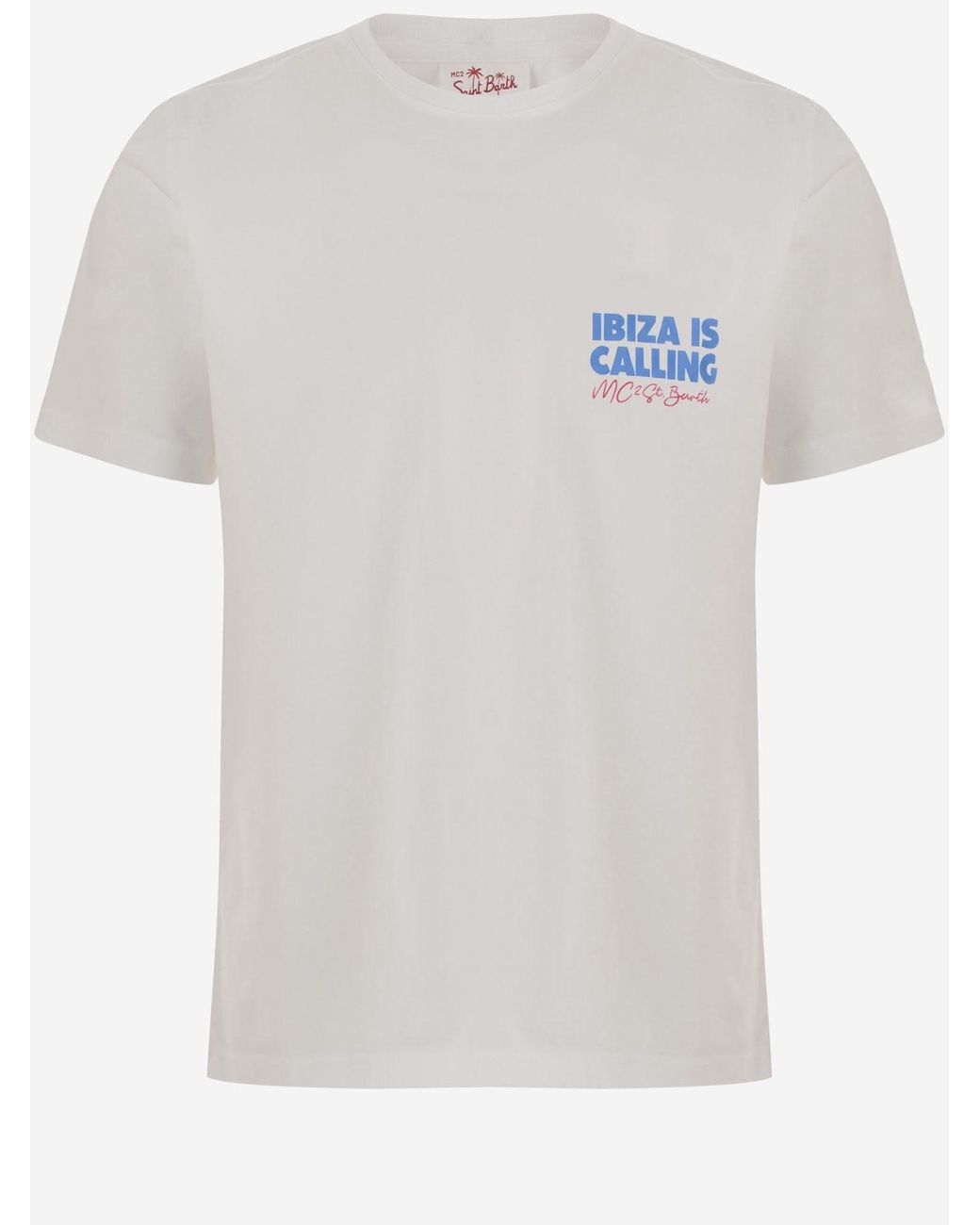 Mc2 Saint Barth White T-Shirt Cotton for men