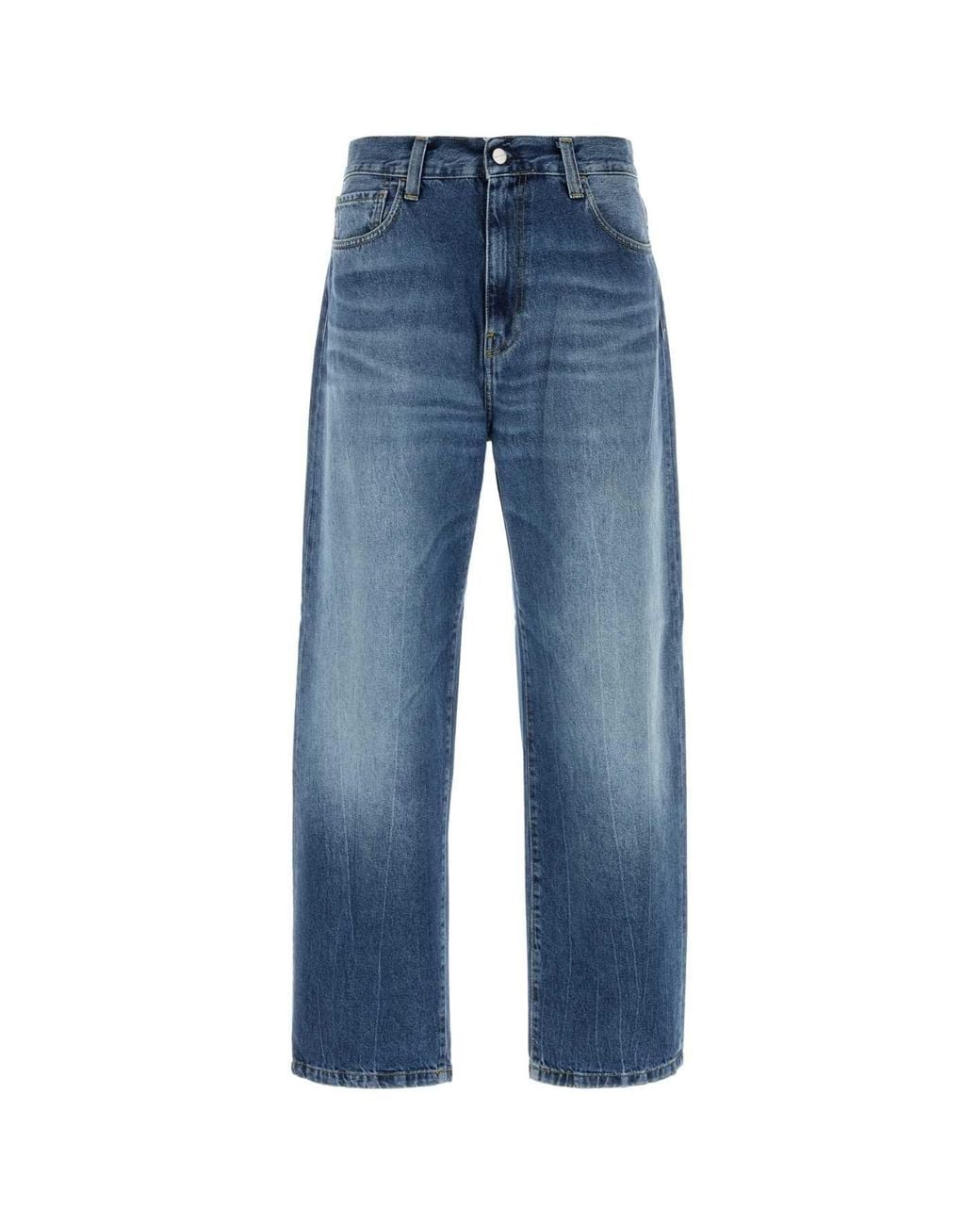 Carhartt Blue Loose Mid Rise Jeans for men
