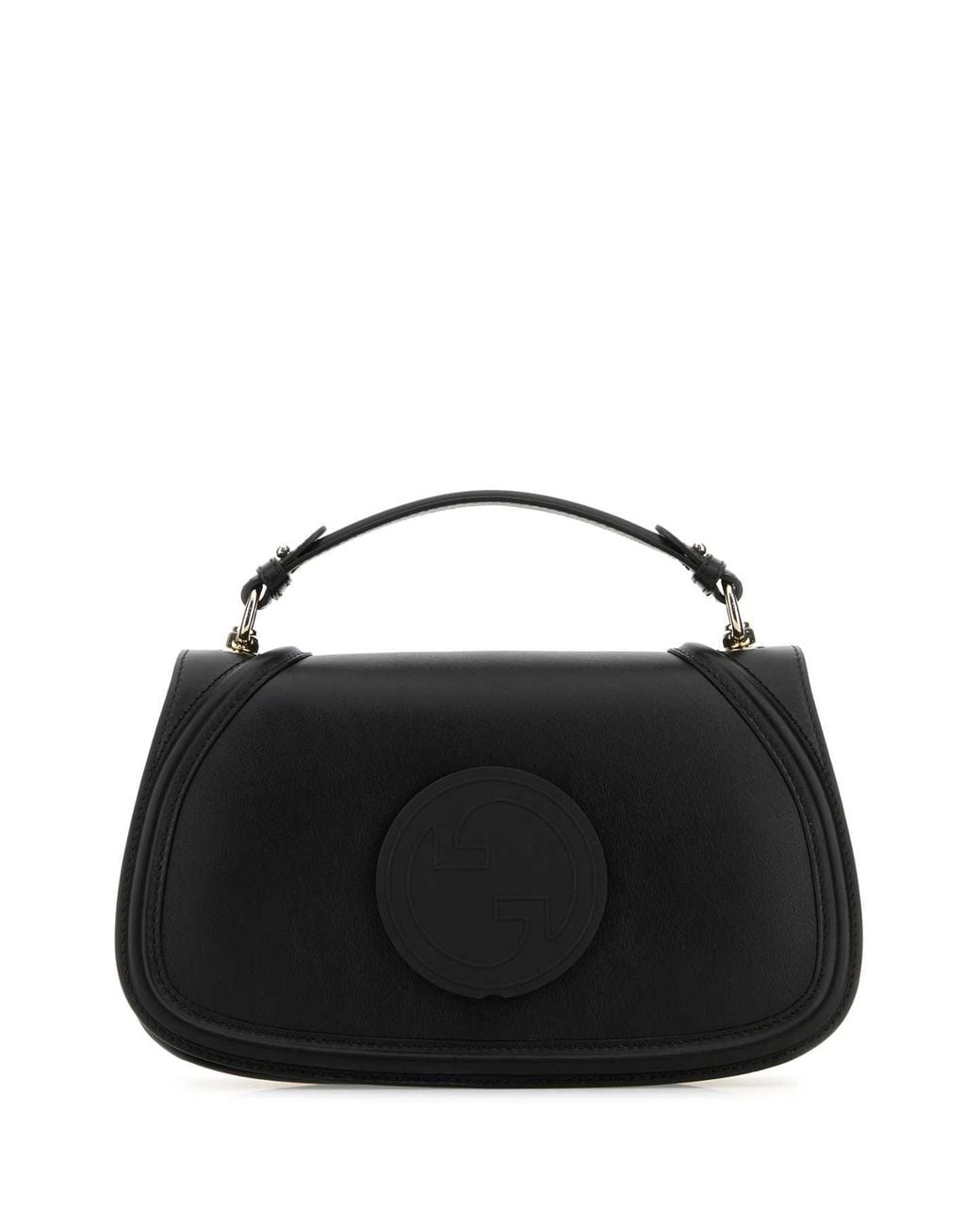 Gucci Black Leather Blondie Handbag