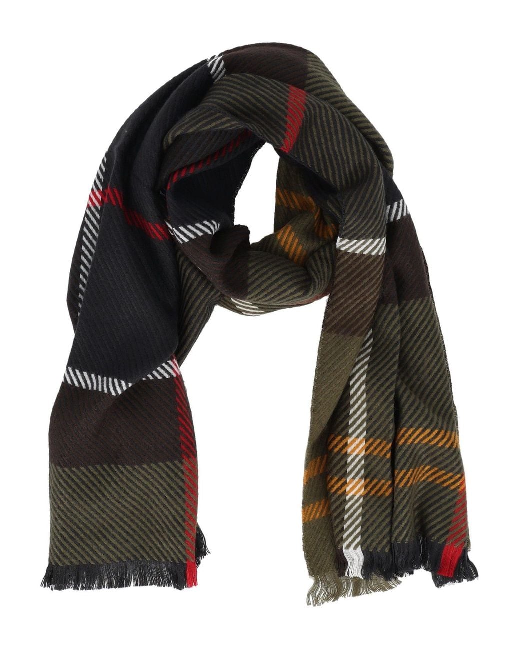 Barbour Black Blair Tartan Scarf