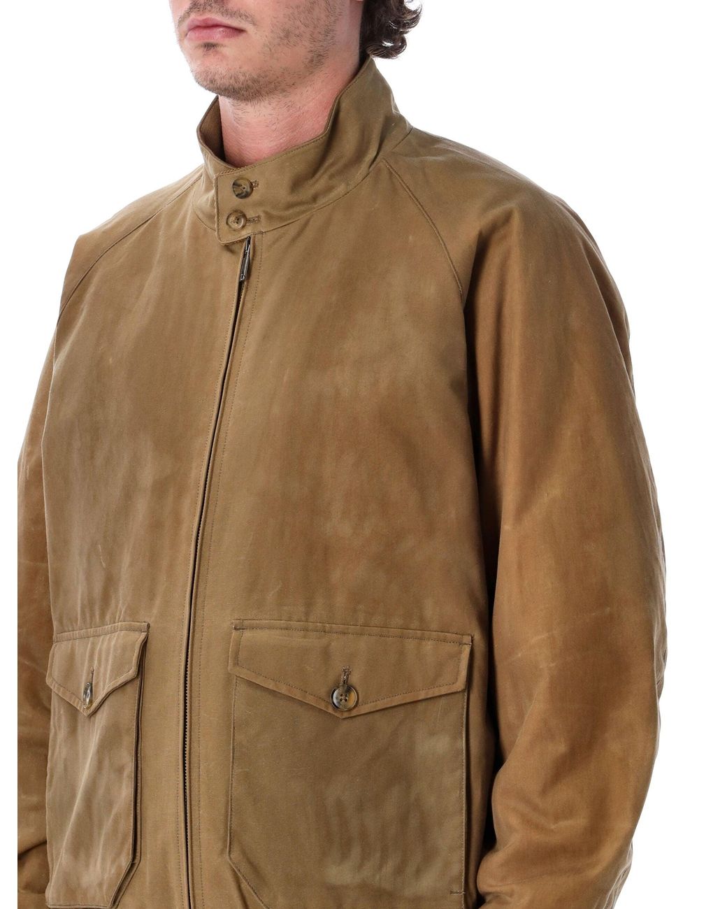 Baracuta Brown G9 Waxed Cotton Jacket for men