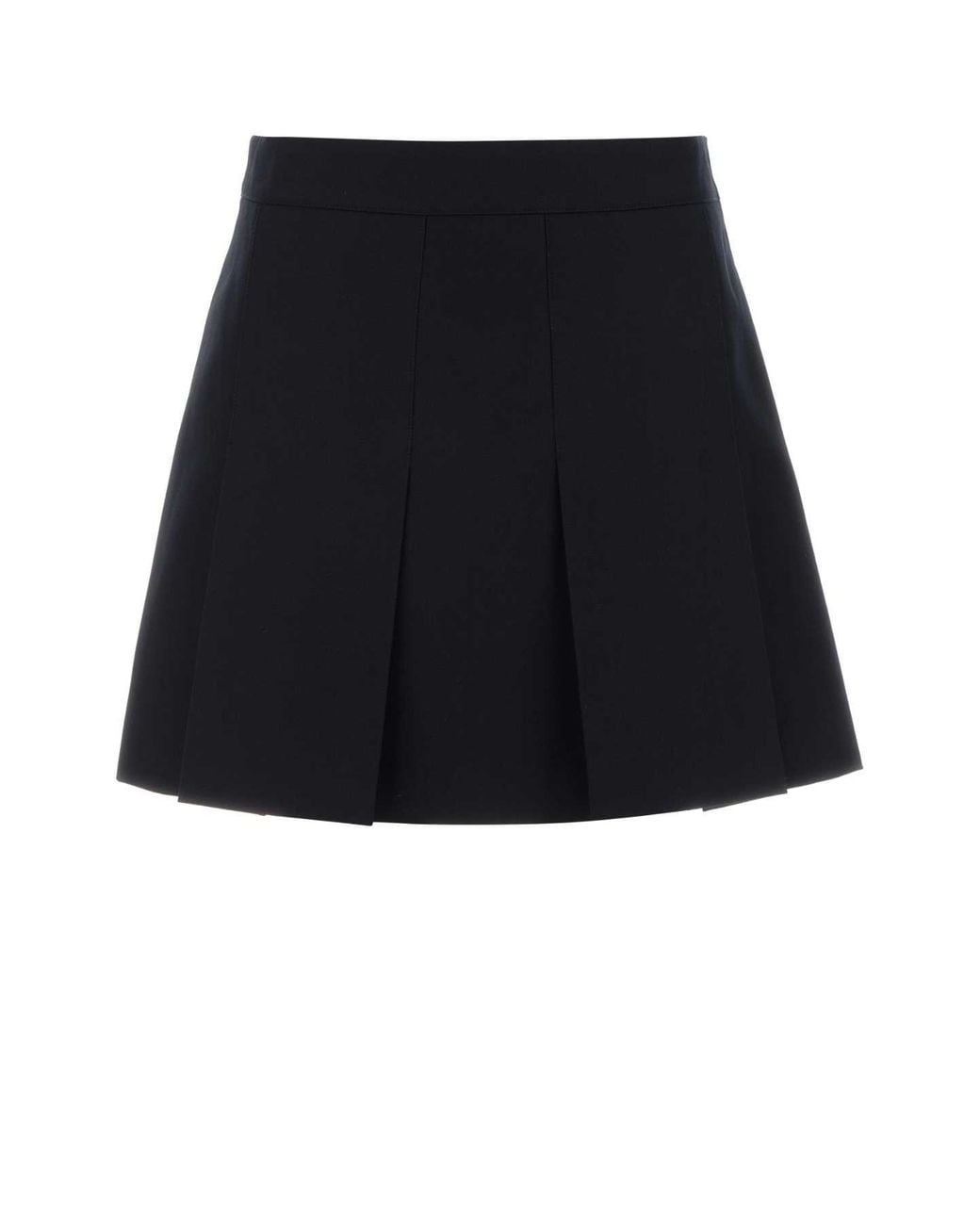 A.P.C. Black Twill Jupe Mini Skirt