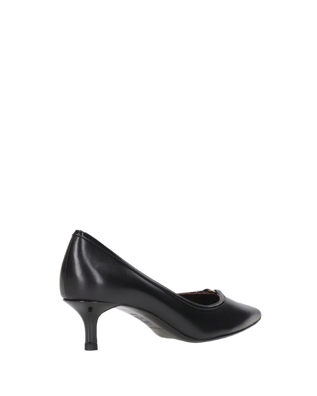 Tory Burch Gray Mit schwarzem Absatz