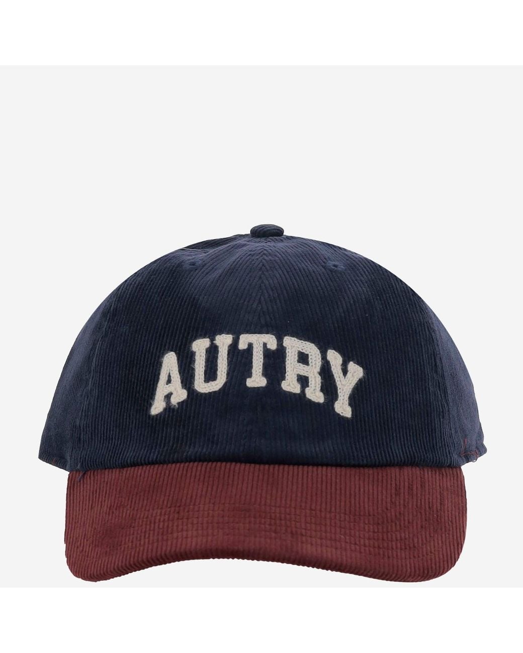Autry Blue Velvet Cap With Logo for men