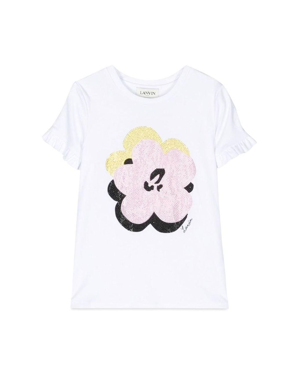 Lanvin White Mc Daisy T-Shirt