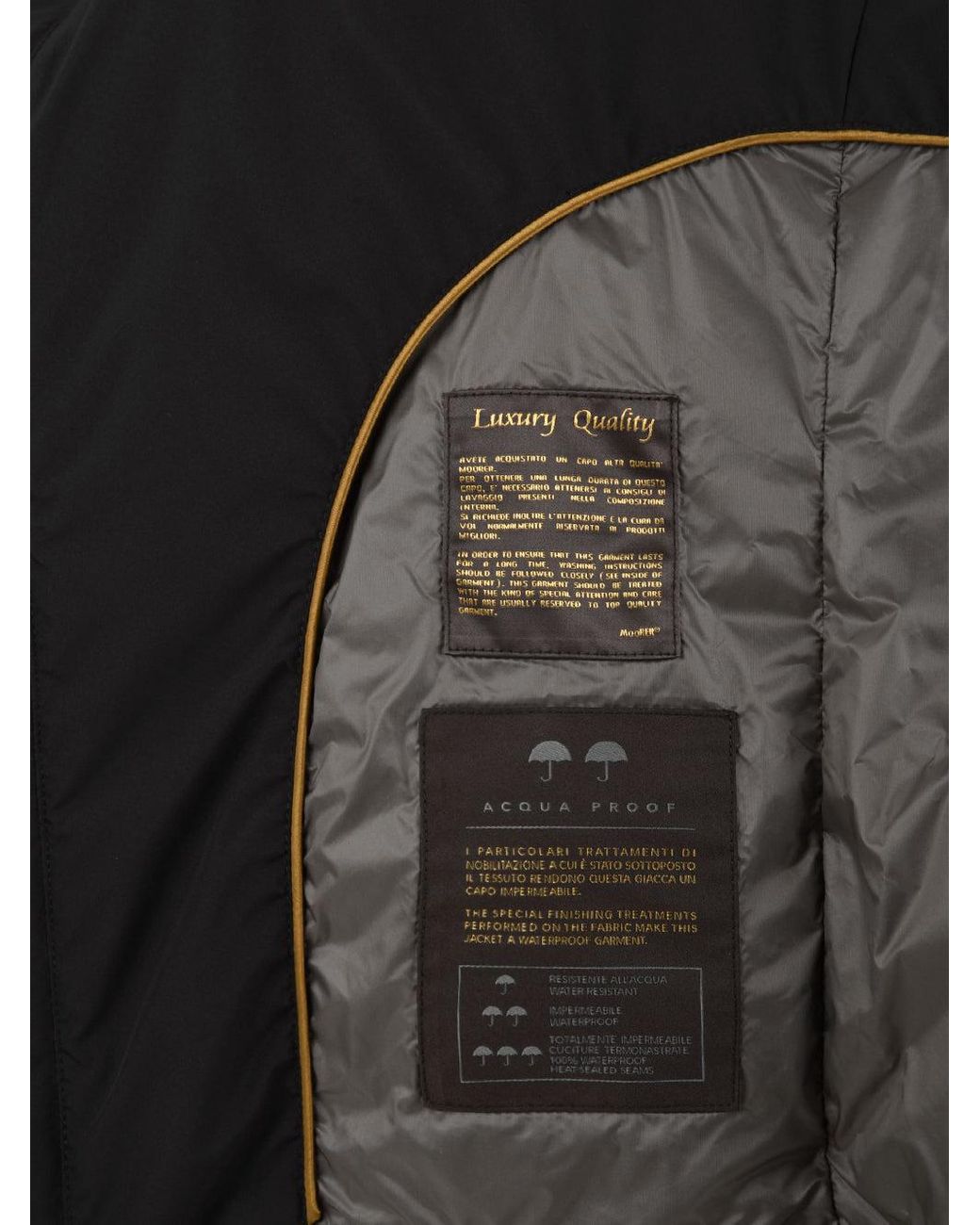 Moorer Black Jackets
