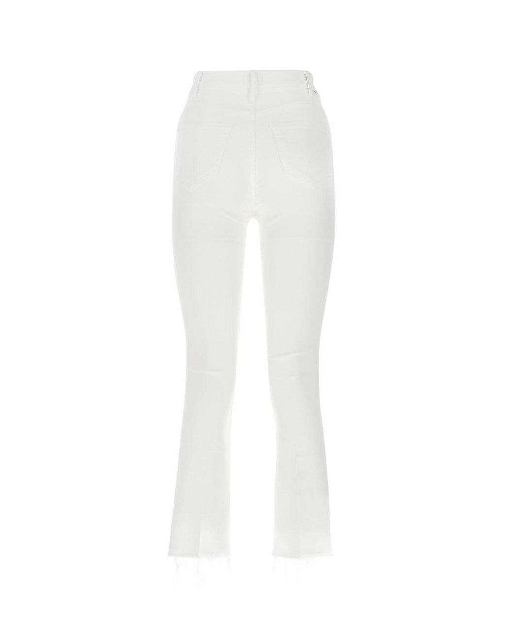 Mother White Jeans The Hustler Ankle