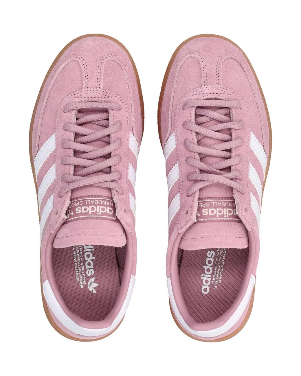 Adidas Originals Pink Girls Suede Low-Top Sneakers