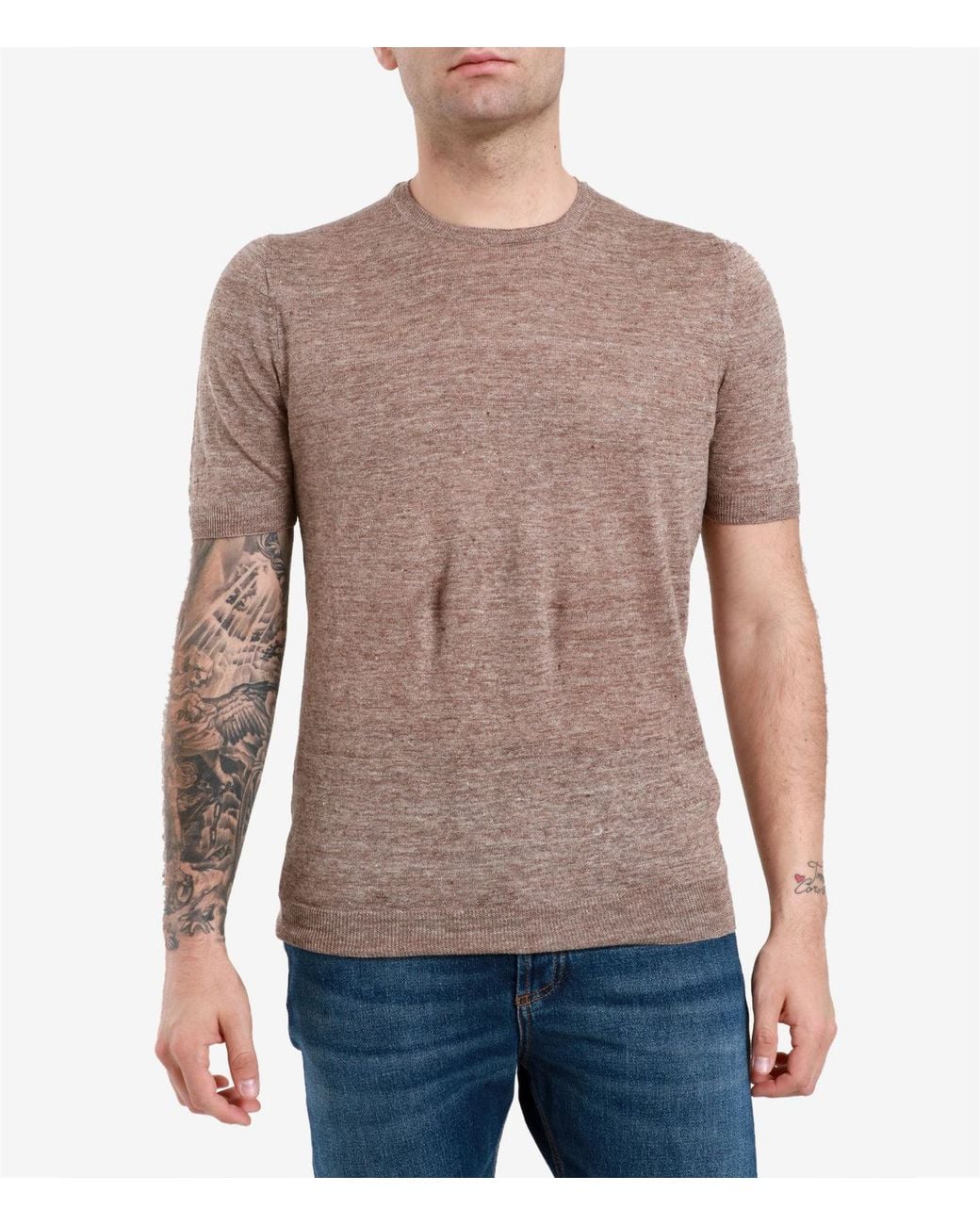 Barba Napoli Pink Sweaters for men