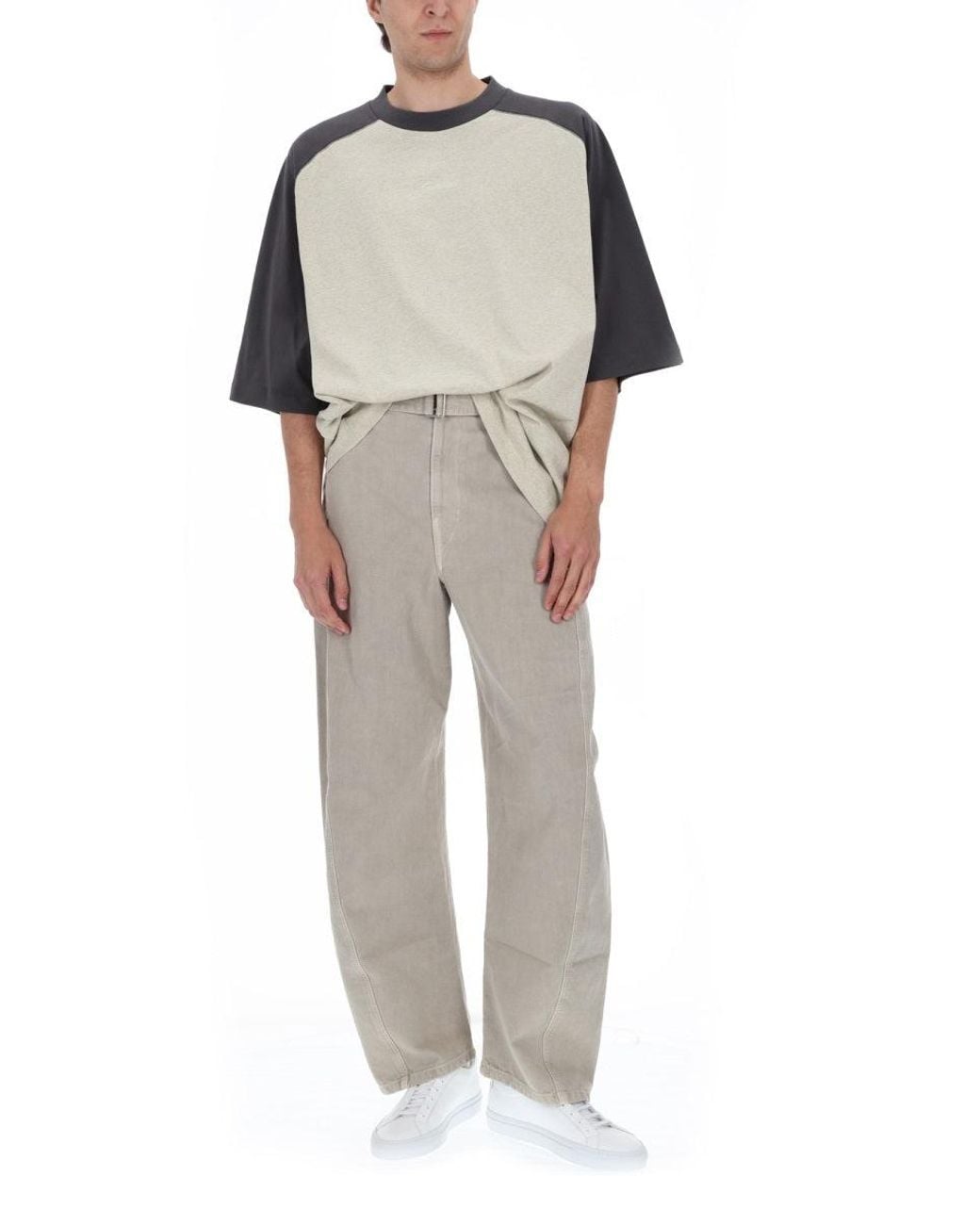 Fear Of God Blue Tshirt Signature Baseball