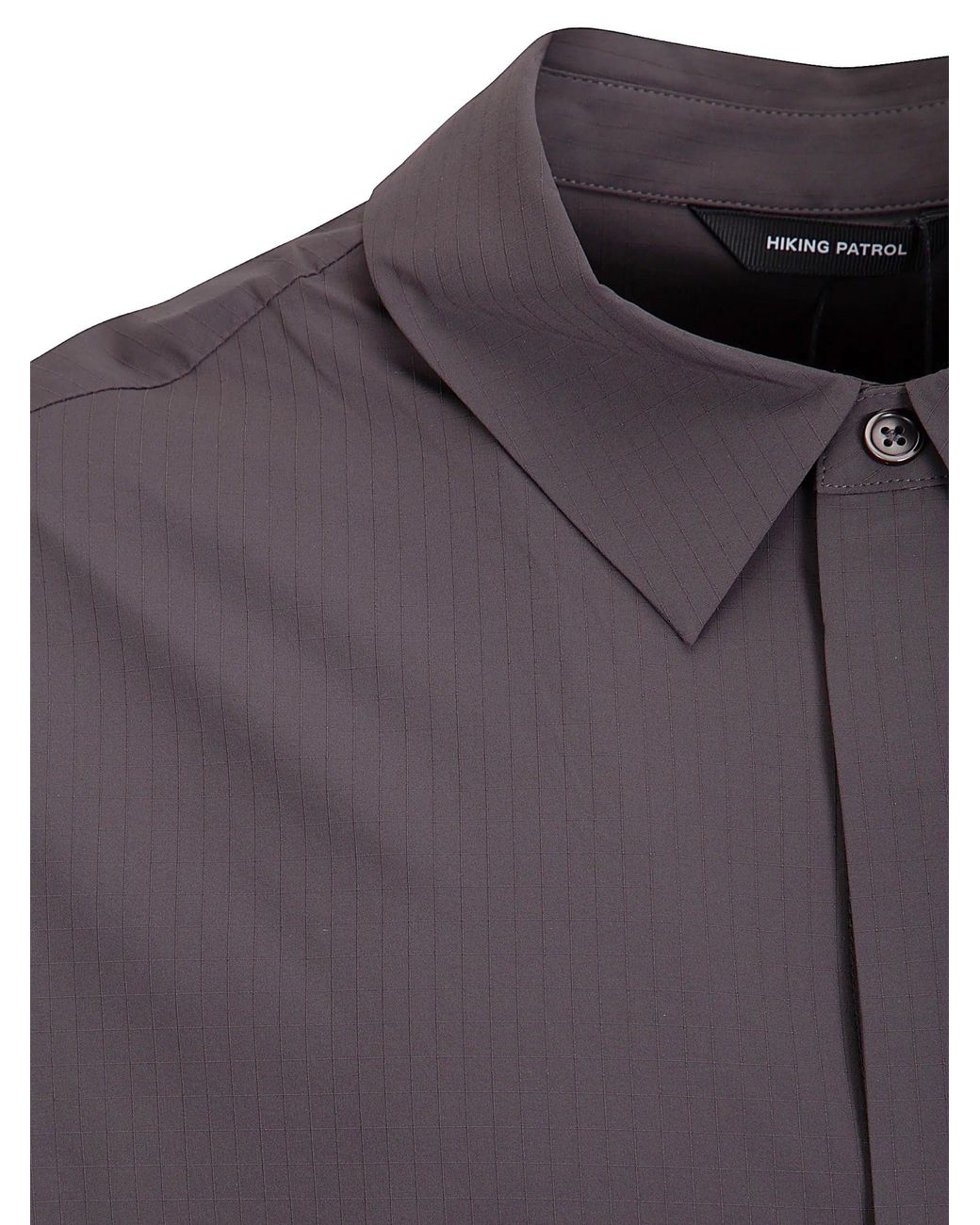 Hiking Patrol Purple Align Button Up Shirt