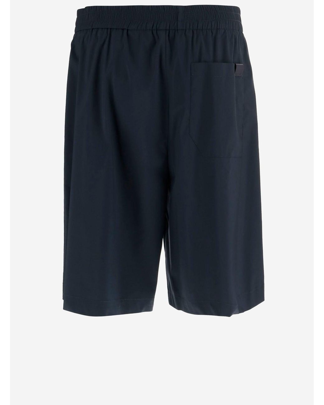 DARKPARK Blue Cotton Blend Shorts