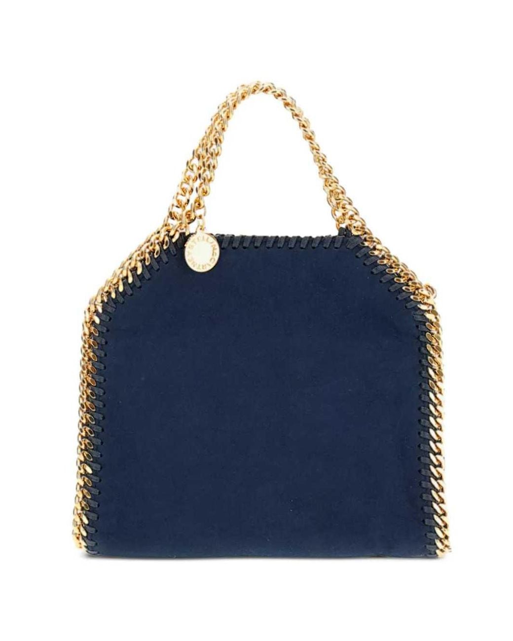 Stella McCartney Blue Falabella Shoulder Bag With Chain Trim
