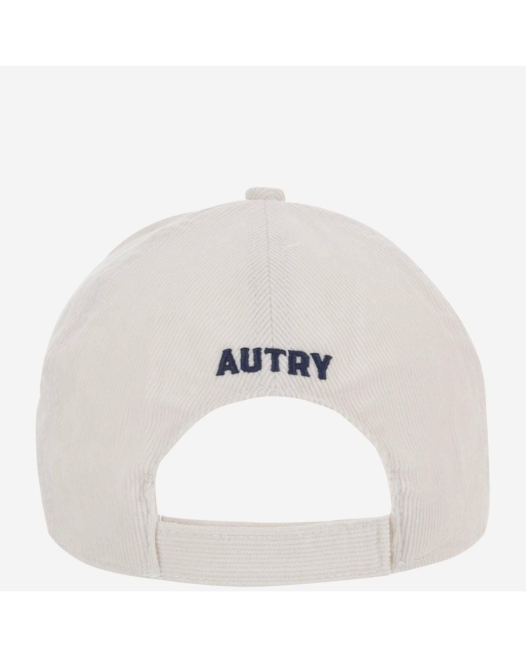 Autry Blue Cotton Baseball Cap With Logo