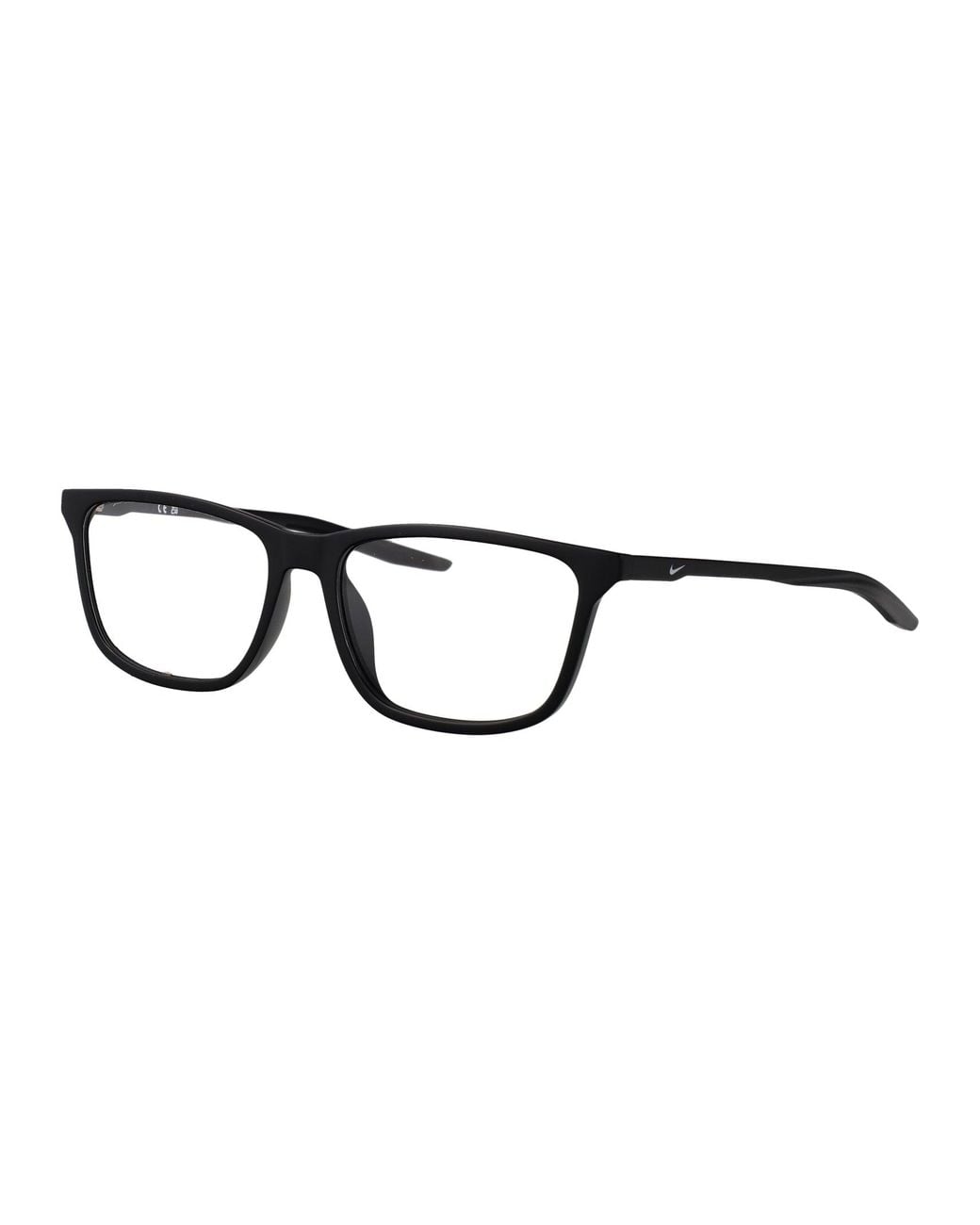 Nike Black Matte Acetate Glasses for men