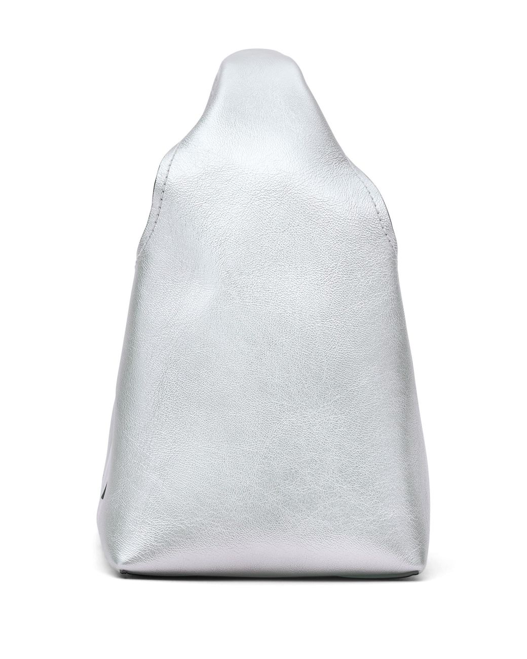 Marc Jacobs The Sack Mini Leather Hobo Bag in het White