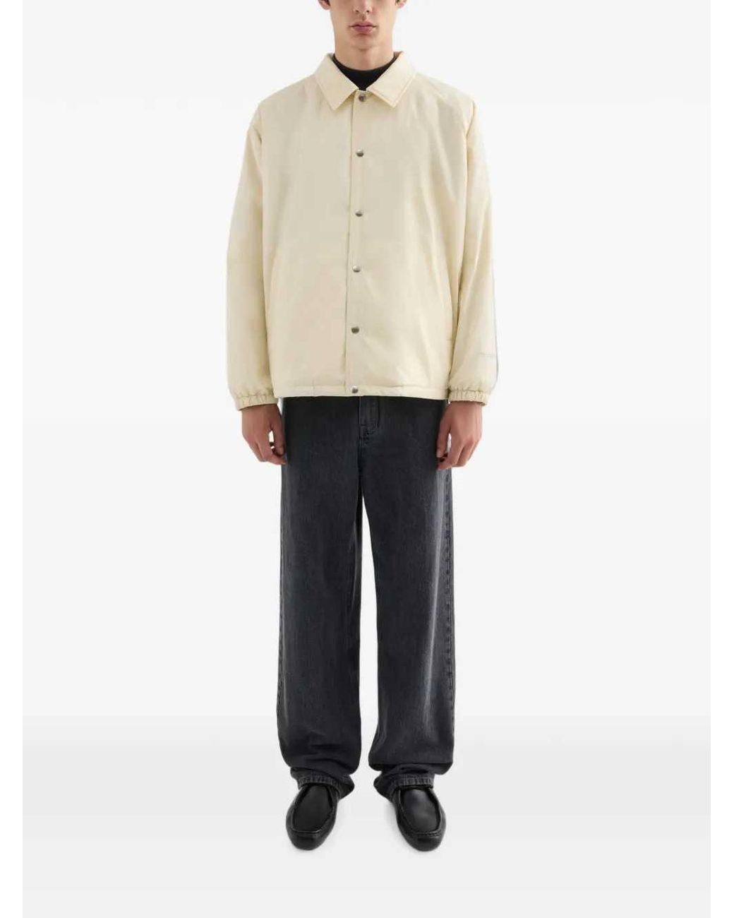 Jil Sander Natural 147 Pd Jacket With Logo for men