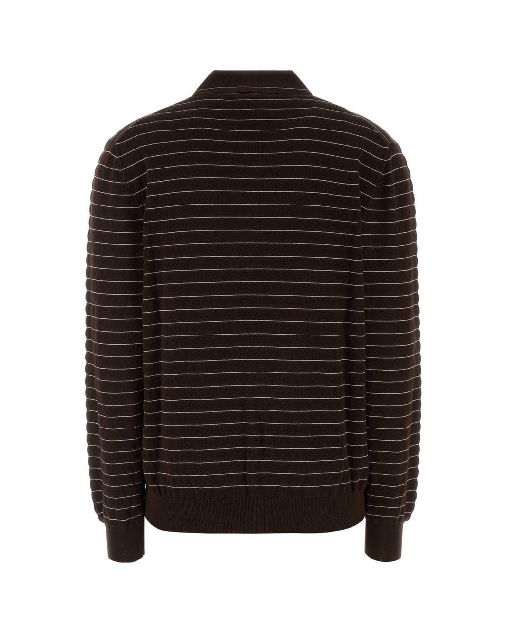 Miu Miu Black Embroidered Cotton Polo Shirt