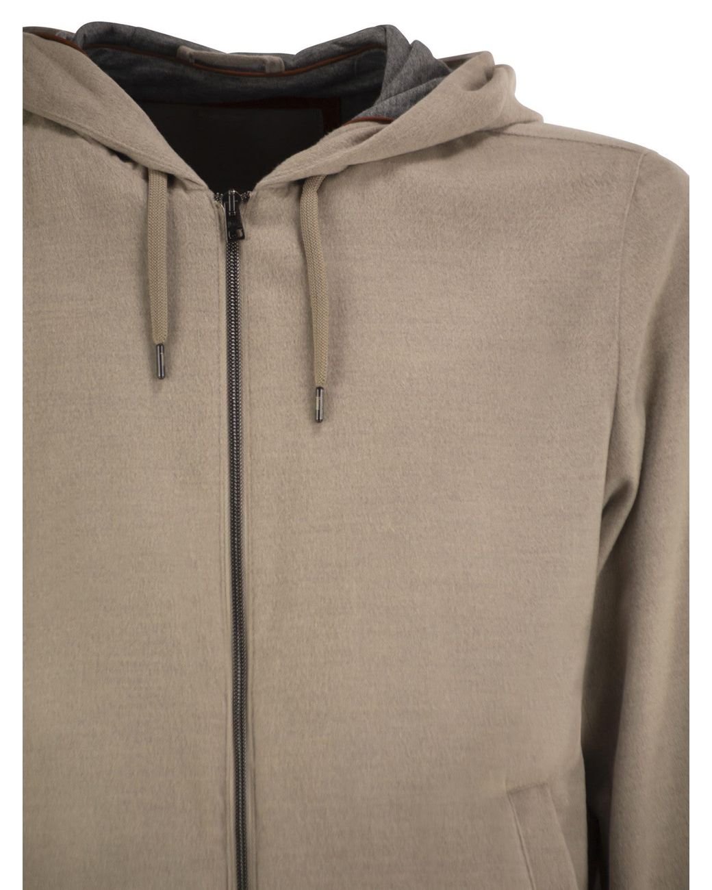 Herno Brown Lightweight Hooded Jacket