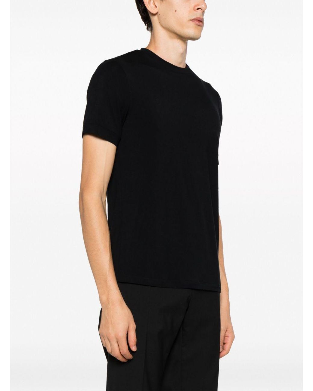 Giorgio Armani Black Icon Jersey T Shirt