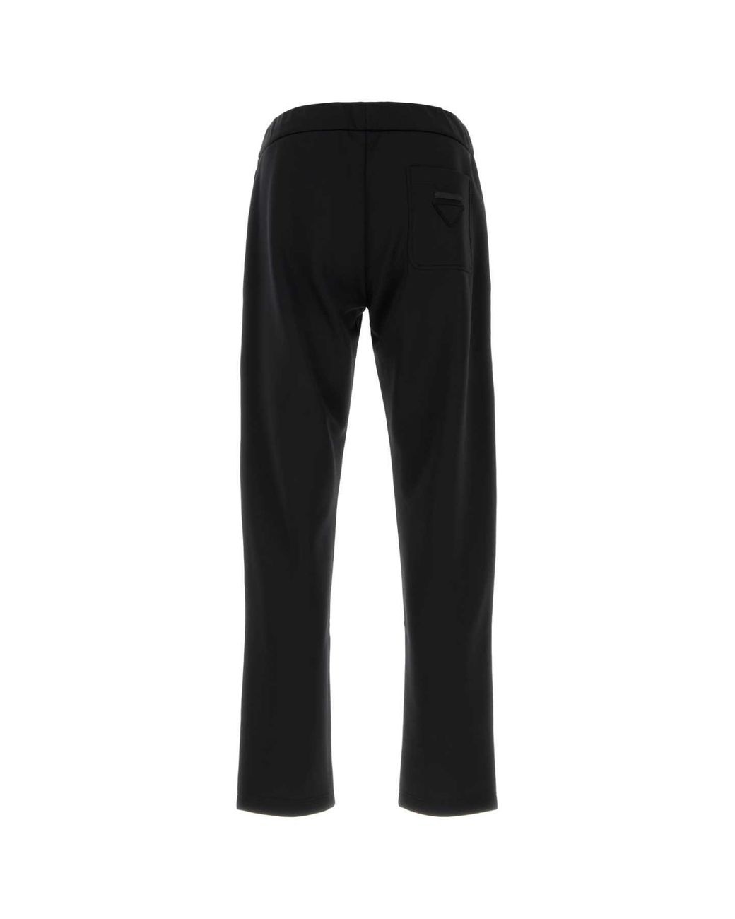 Prada Black Flat Front Pant for men