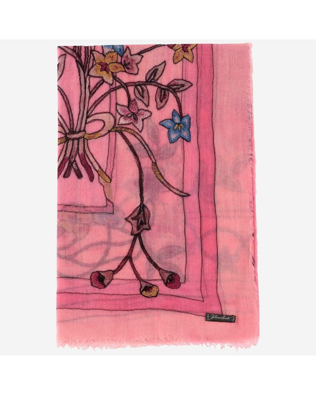 Faliero Sarti Pink Chantal Scarf