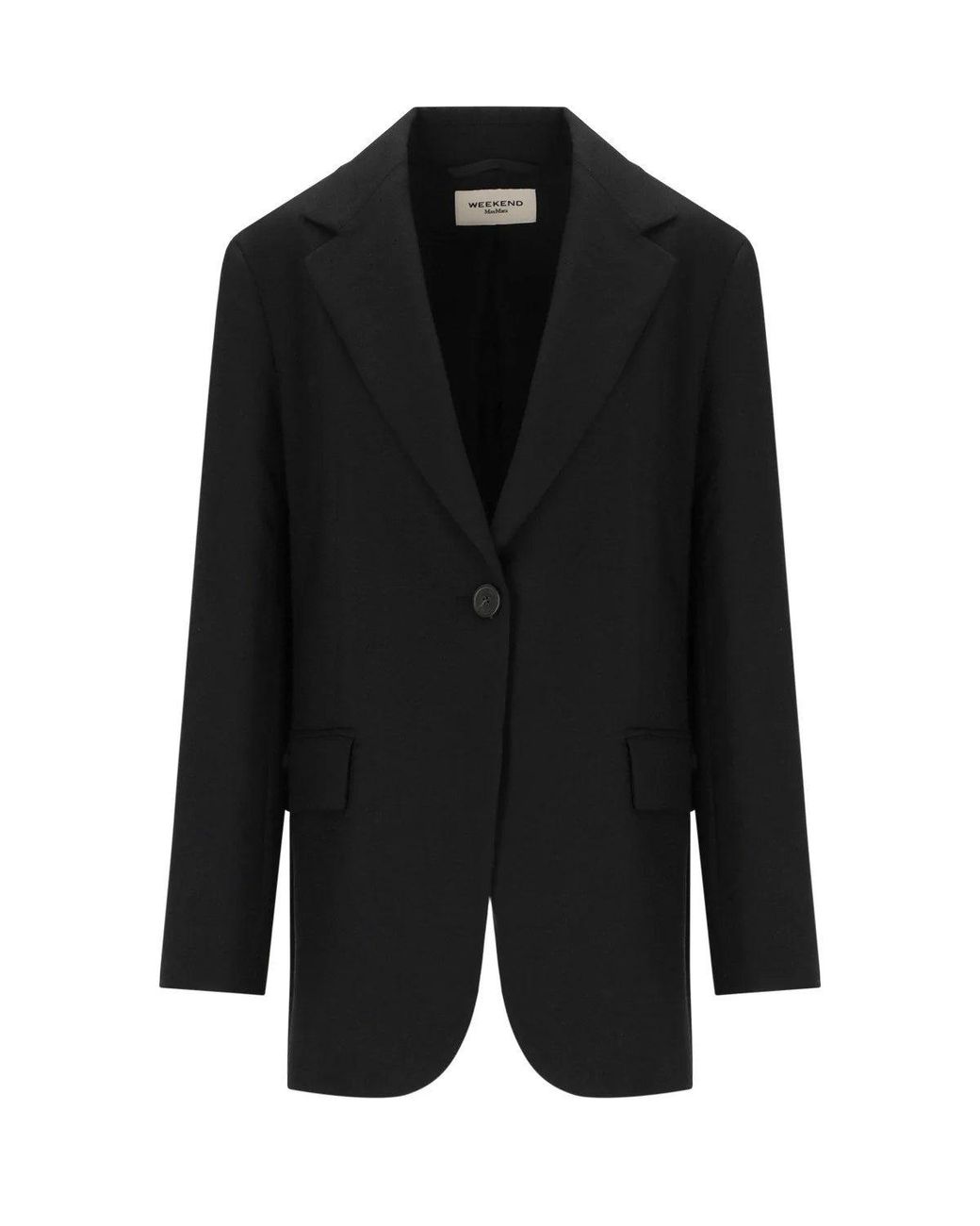 Weekend by Maxmara Black Asta Single Breasted Blazer