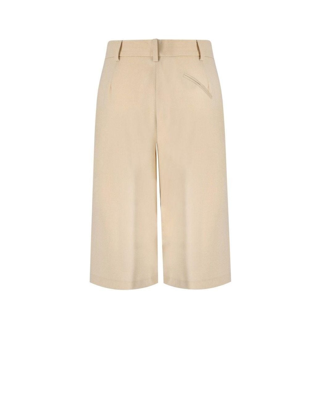 FEDERICA TOSI Natural Butter Bermudashorts