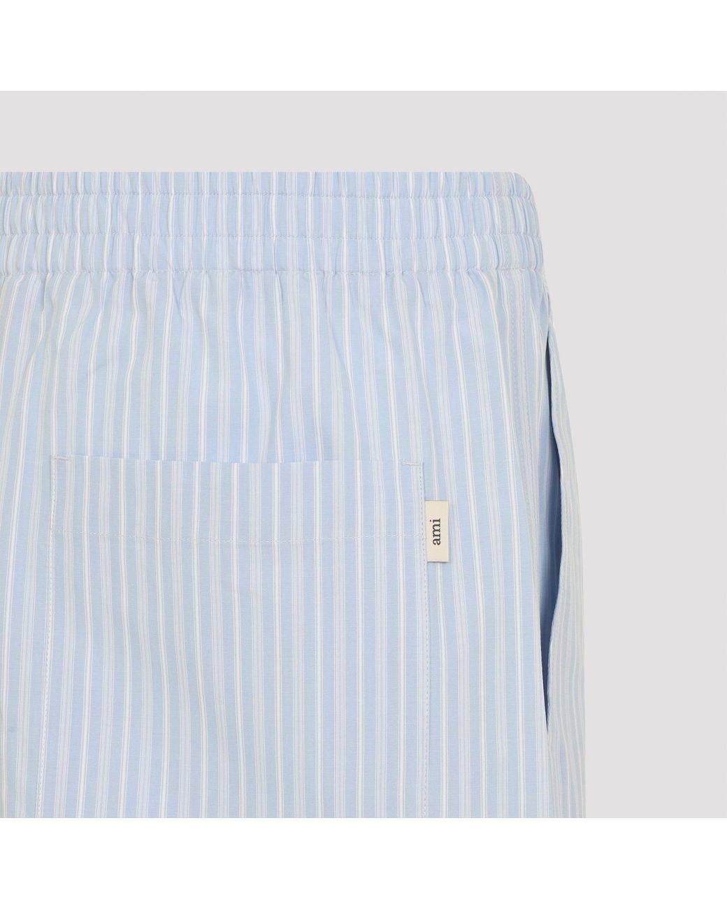 AMI Ami Elastische Shorts in het Blue voor heren