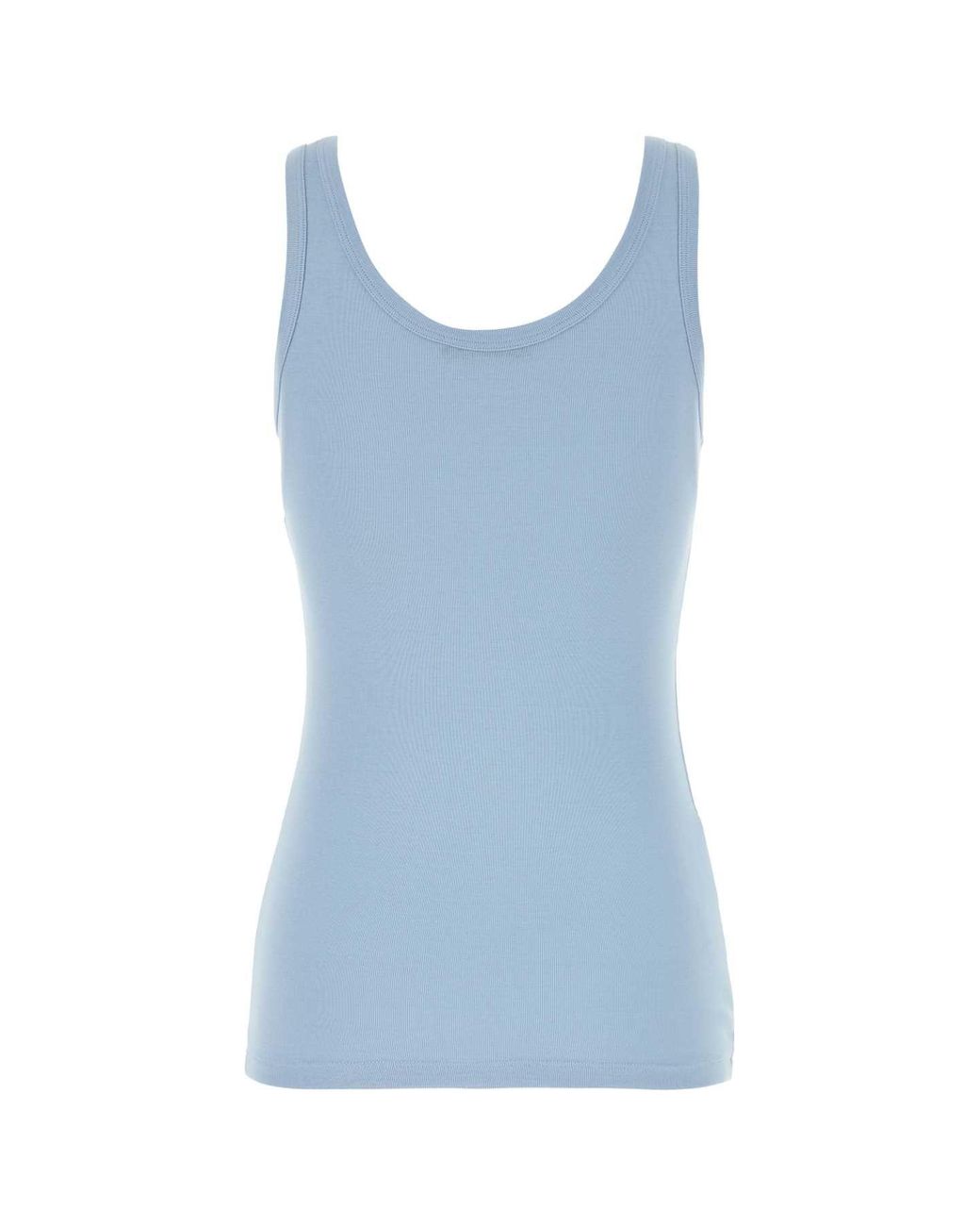 Prada Blue 100% Cotton Tank Top