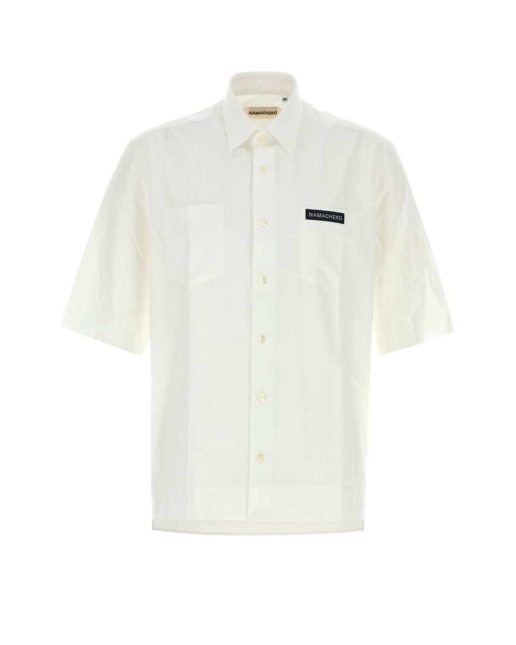 NAMACHEKO White Poplin Guardia Shirt