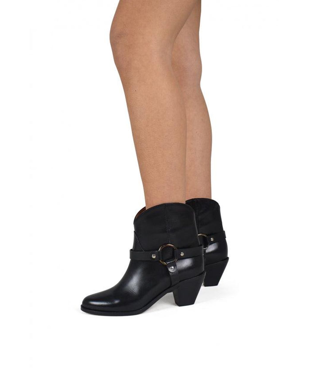 Francesco Russo Black Leather Boots
