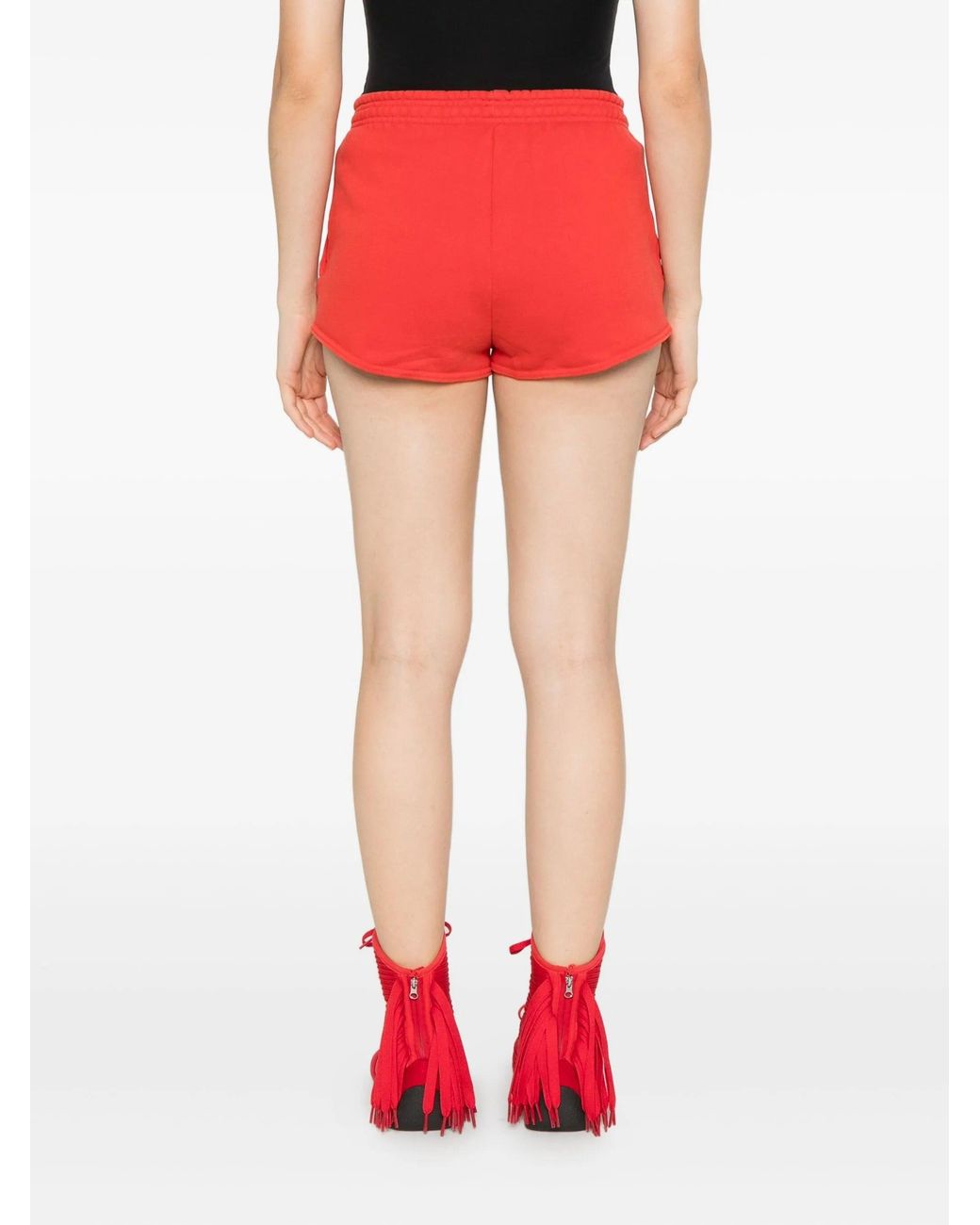 Entire studios Red Micro Shorts Cherry