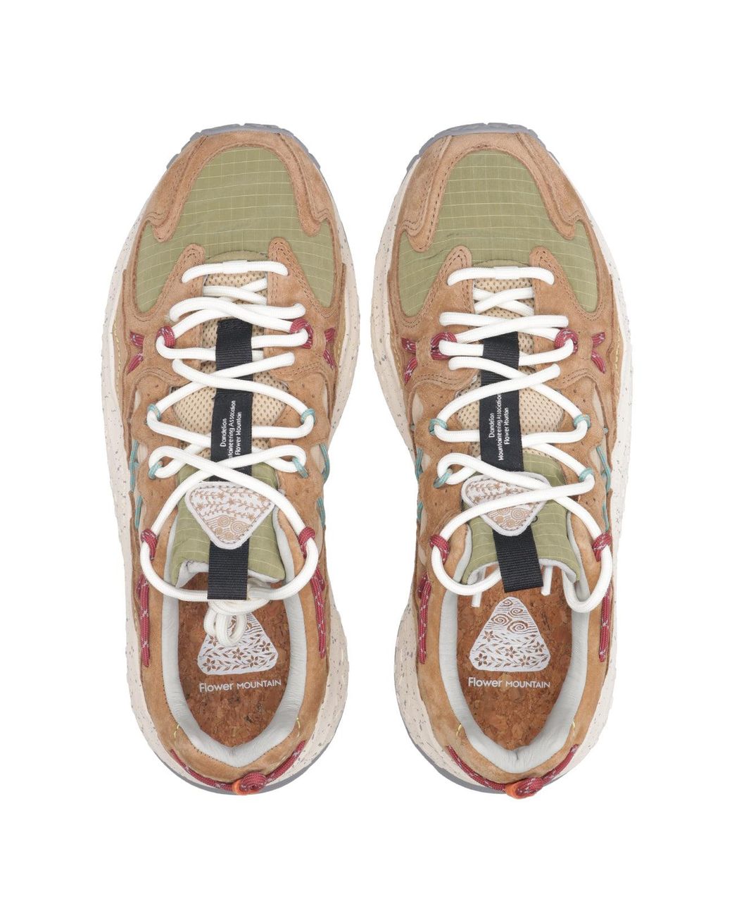 Flower Mountain Brown Sneakers for men