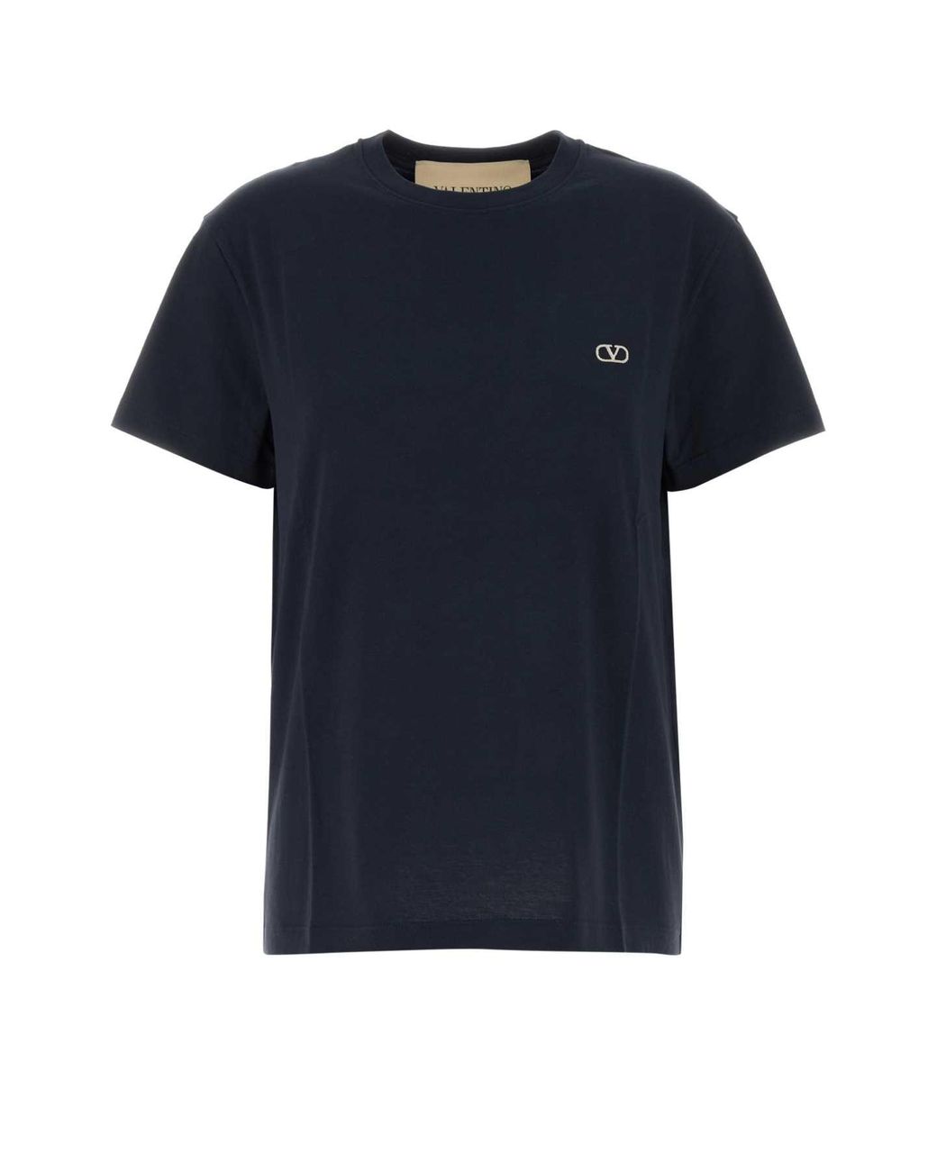 Valentino Garavani Black T-Shirt Jersey,Regul