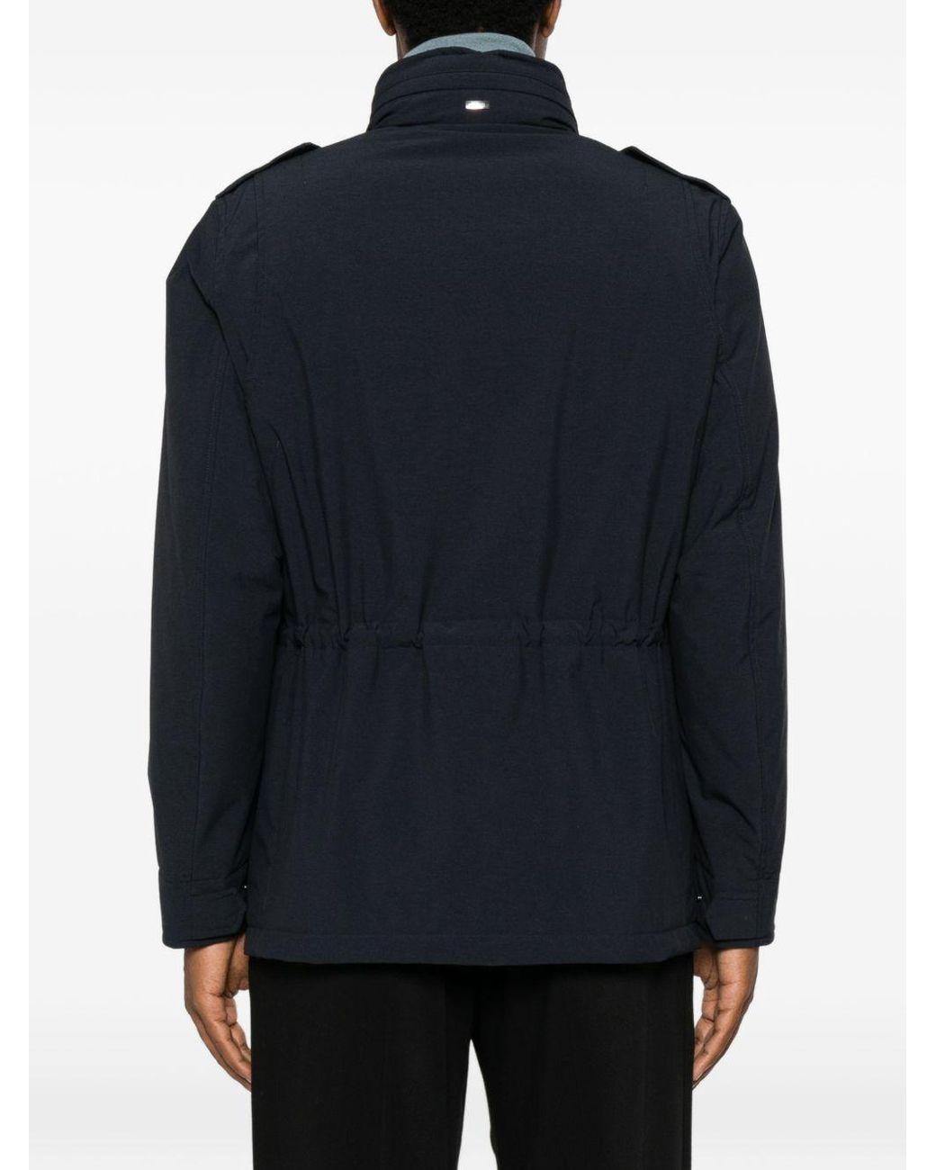 Herno Blue Ultralight Field Jacket for men