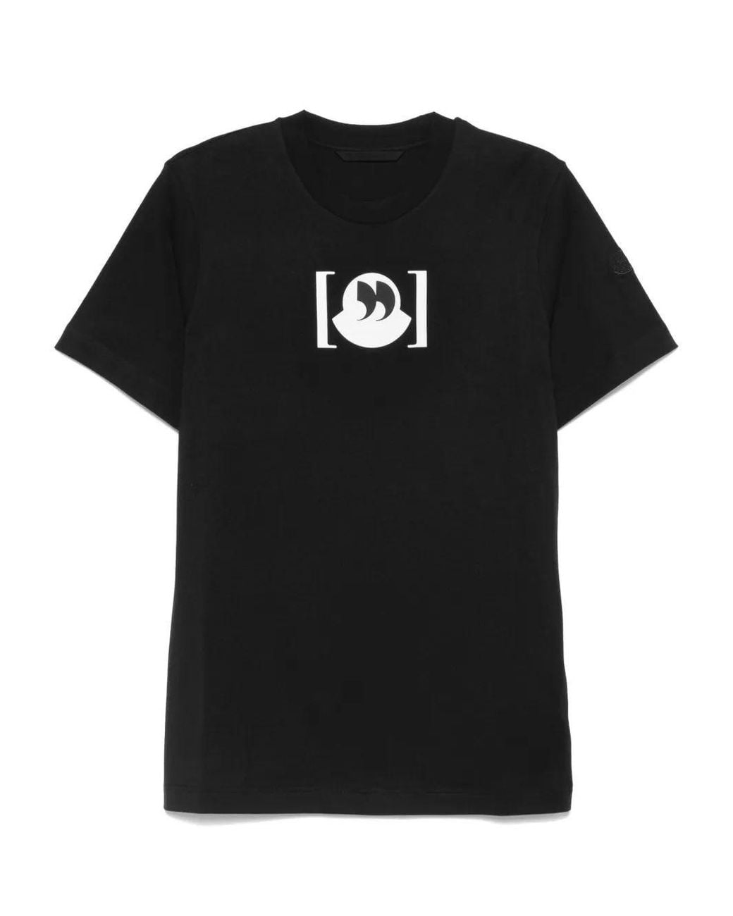 Moncler Black Ss T Shirt for men