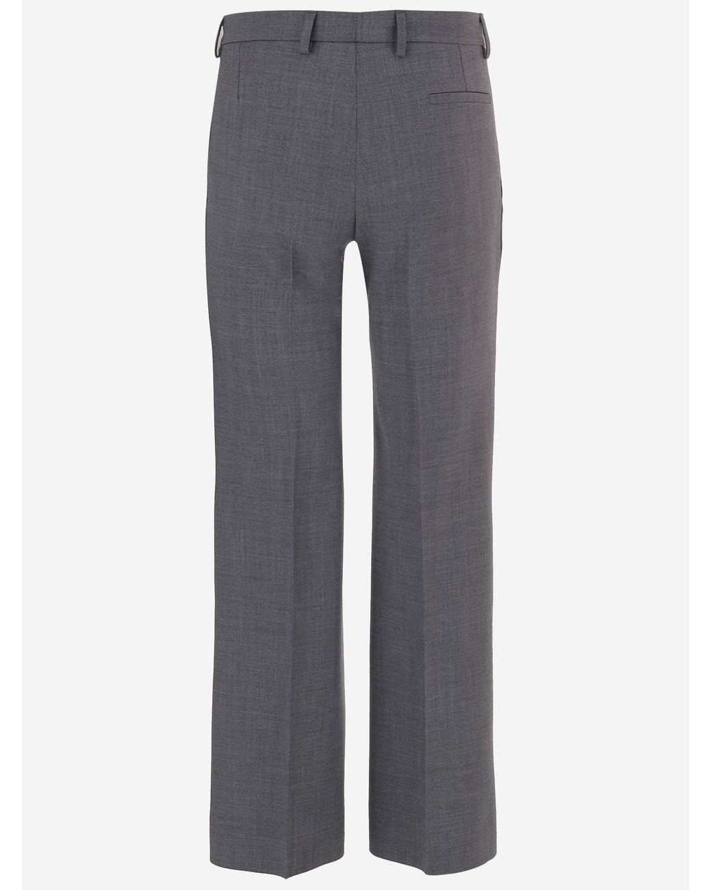 DARKPARK Gray Trousers Colin Stretch Wool Polyester