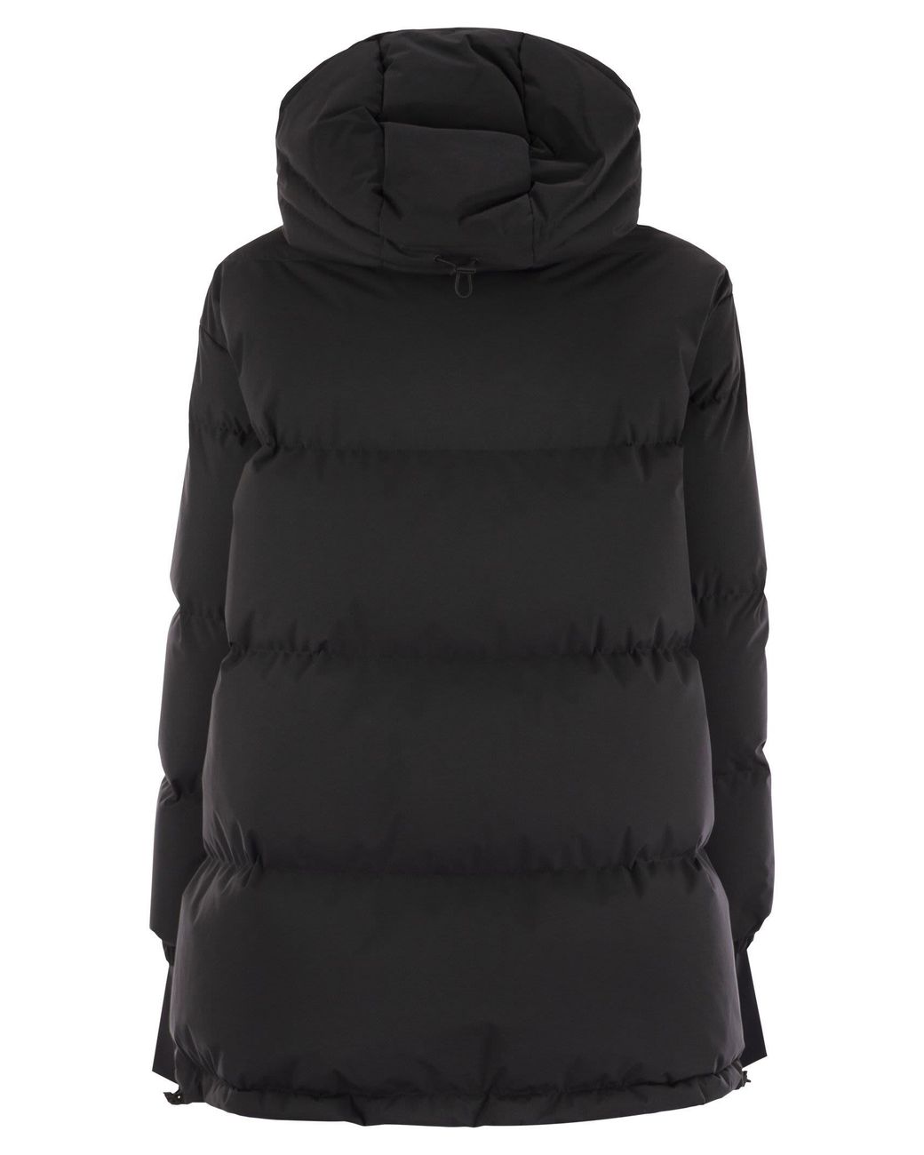 Herno Black Medium 2-Layer Hooded Down Jacket