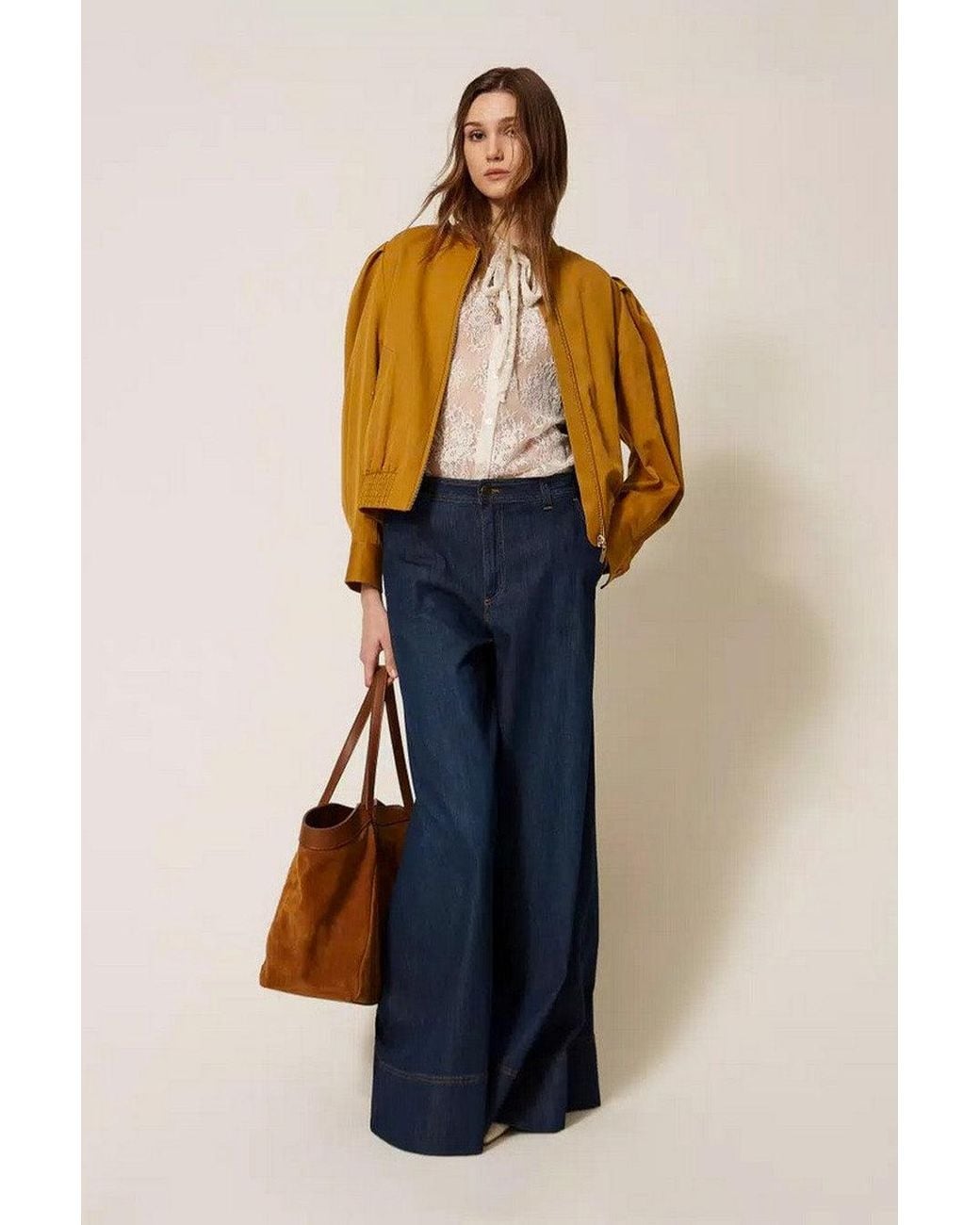 Jean Twinset en coloris Blue