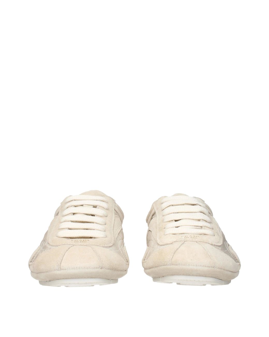 Prada Natural Sneakers Re Edition 2005 Ivory And