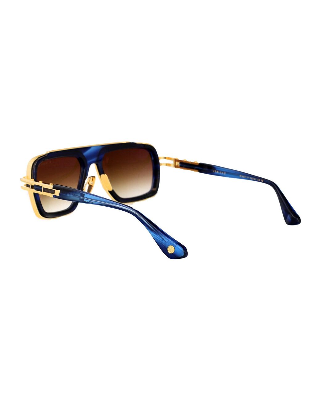 Dita Eyewear Brown Aviator Sunglasses Dts403 A 03 Blu Gld