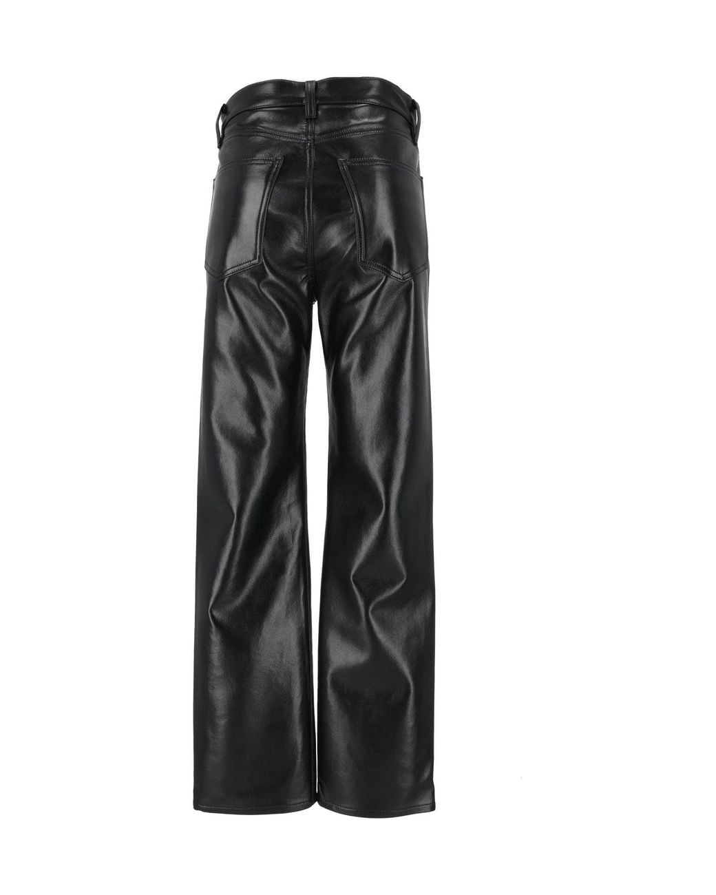 Agolde Black Lana High Rise Vintage Strt