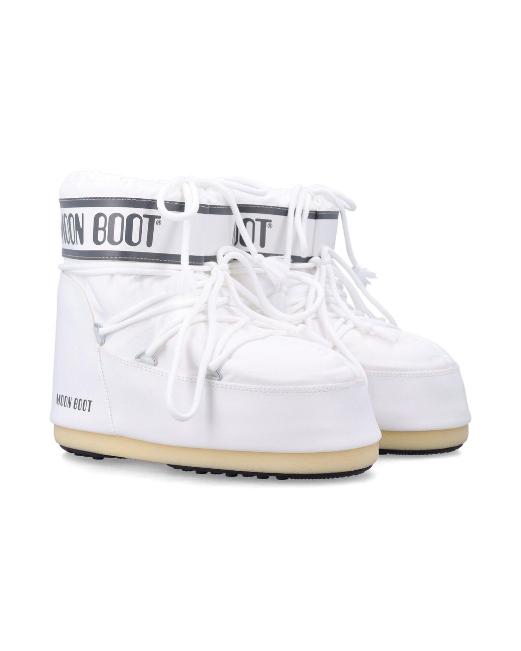 Moon Boot White Flat Shoes