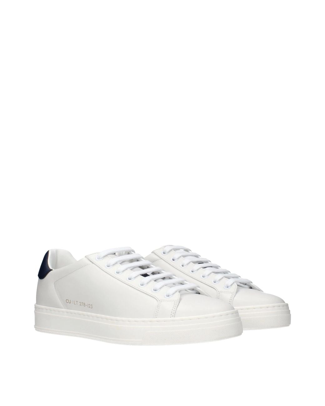 CU | LT ESSENCE White Sneakers Leather for men